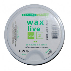 Cire coiffante - 70ml - Wax Live - Fixant