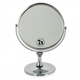 Miroir Grossissant X7 Double face chrome