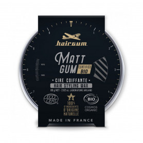 Cire Matt Gum BIO - 80g - Bouclés, Normaux - Mat, Naturel