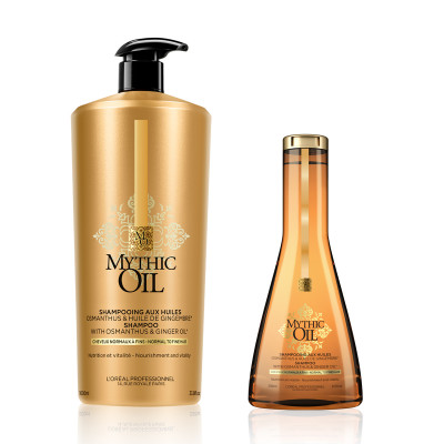 Shampoing aux huiles précieuses - Mythic Oil - Fins , Normaux