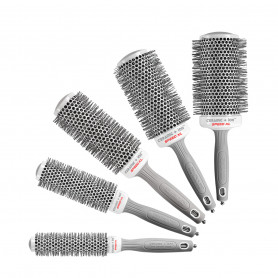 BROSSE RONDE BLOWOUT SPEED WHITE & GREY