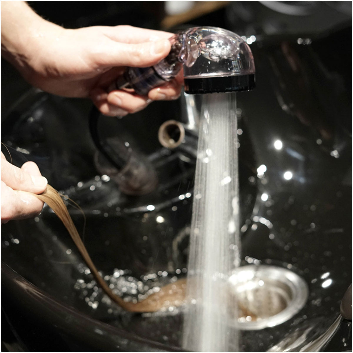 Douchette chromée pour mitigeur de bac à shampoing JSM8 JACQUES SEBAN -  Grossiste en Coiffure by CBG